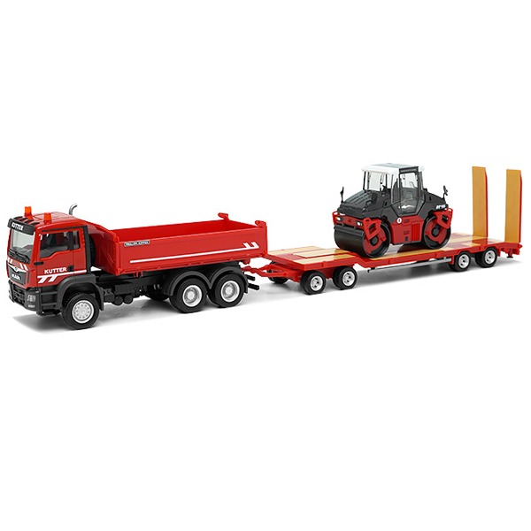 [HERPA] 1/87 MAN TGS M construction tipper With Ham Road Roller &#039;Kutter HTS&#039; (HE312349) [31234]
